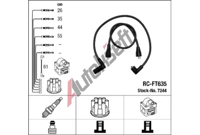 NGK Sada kabel� pro zapalov�n� NG 7244, 7244