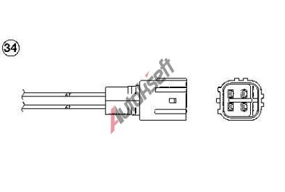 NGK Lambda sonda NG 7948, 7948 NGK Lambda sonda NG 7948, 7948