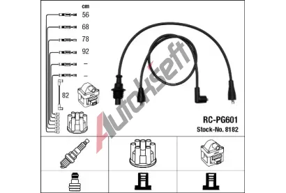NGK Sada kabel pro zapalovn NG 8182, 8182