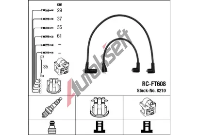 NGK Sada kabel pro zapalovn NG 8210, 8210