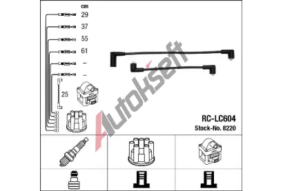 NGK Sada kabel pro zapalovn NG 8220, 8220