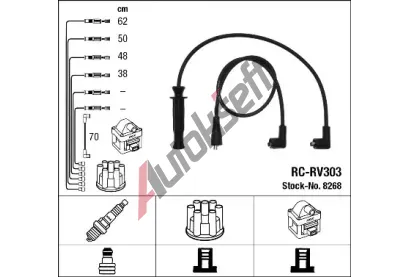 NGK Sada kabel pro zapalovn NG 8268, 8268