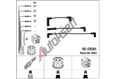 NGK Sada kabel pro zapalovn NG 8283, 8283