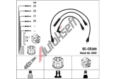 NGK Sada kabel pro zapalovn NG 8292, 8292