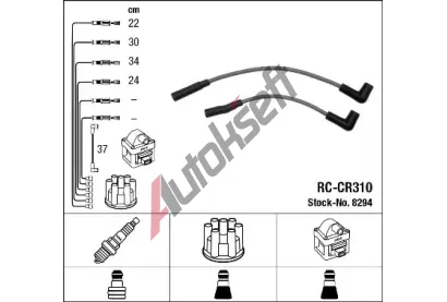 NGK Sada kabel pro zapalovn NG 8294, 8294