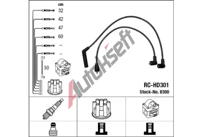 NGK Sada kabel pro zapalovn NG 8300, 8300