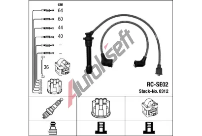 NGK Sada kabel pro zapalovn NG 8312, 8312