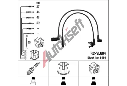 NGK Sada kabel pro zapalovn NG 8464, 8464