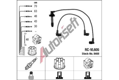NGK Sada kabel pro zapalovn NG 8468, 8468