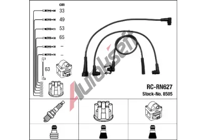 NGK Sada kabel pro zapalovn NG 8505, 8505