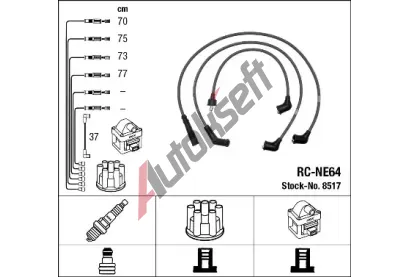 NGK Sada kabel pro zapalovn NG 8517, 8517