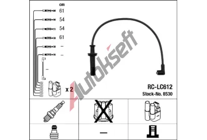 NGK Sada kabel pro zapalovn NG 8530, 8530