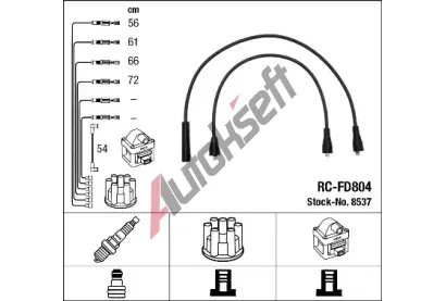 NGK Sada kabel pro zapalovn NG 8537, 8537