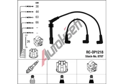 NGK Sada kabel pro zapalovn NG 8707, 8707