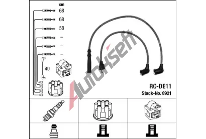 NGK Sada kabel pro zapalovn NG 8921, 8921