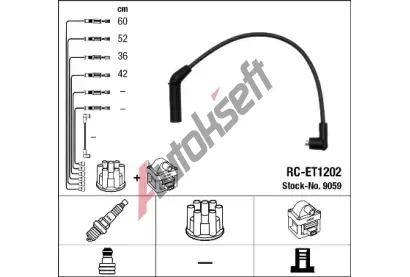 NGK Sada kabel pro zapalovn NG 9059, 9059