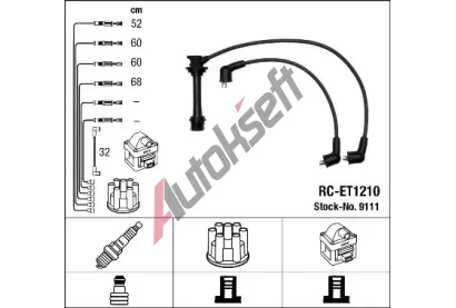 NGK Sada kabelů pro zapalování NG 9111, 9111 NGK Sada kabelů pro zapalování NG 9111, 9111