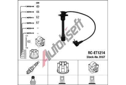 NGK Sada kabel pro zapalovn NG 9167, 9167