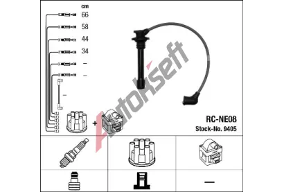 NGK Sada kabel pro zapalovn NG 9405, 9405