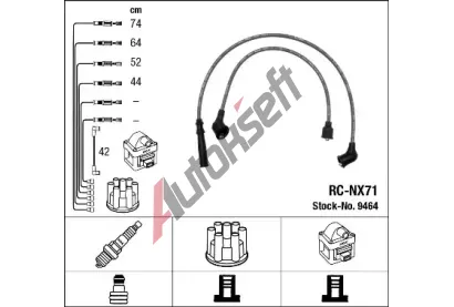 NGK Sada kabel pro zapalovn NG 9464, 9464