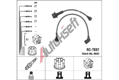 NGK Sada kabel pro zapalovn NG 9643, 9643