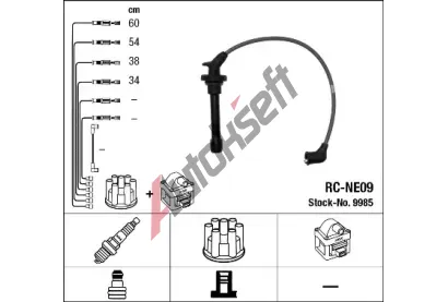 NGK Sada kabel pro zapalovn NG 9985, 9985
