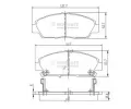 NIPPARTS / BLUE PRINT Sada brzdovch destiek - kotouov brzda ‐ NI J3604037