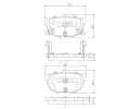Sada brzdov�ch desti�ek&nbsp;NIPPARTS / BLUE PRINT&nbsp;&dash;&nbsp;NI J3610505