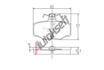 NIPPARTS / BLUE PRINT Sada brzdových destiček - kotoučová brzda NI J3611031, J3611031 NIPPARTS / BLUE PRINT Sada brzdových destiček - kotoučová brzda NI J3611031, J3611031