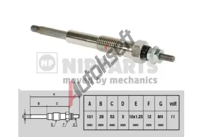 NIPPARTS / BLUE PRINT havic svka NI J5712016, J5712016