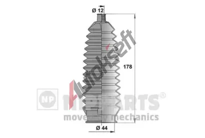 NIPPARTS / BLUE PRINT Sada man�et - ��zen� NI N2844014, N2844014