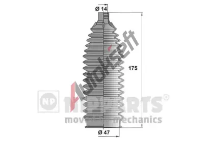 NIPPARTS / BLUE PRINT Sada man�et - ��zen� NI N2845006, N2845006