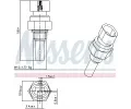 NISSENS Senzor teploty chladic� kapaliny ** FIRST FIT ** NIS 207005, 207005