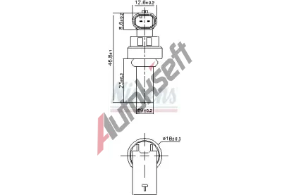 NISSENS Senzor teploty chladic kapaliny ** FIRST FIT ** NIS 207035, 207035
