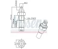 NISSENS Senzor teploty chladic kapaliny ** FIRST FIT ** NIS 207036, 207036