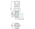 NISSENS Senzor teploty chladic kapaliny ** FIRST FIT ** NIS 207043, 207043
