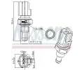 NISSENS Senzor teploty chladic kapaliny ** FIRST FIT ** NIS 207056, 207056