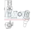 NISSENS Senzor teploty chladic kapaliny ** FIRST FIT ** NIS 207071, 207071