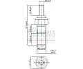 NISSENS Senzor teploty chladic kapaliny ** FIRST FIT ** NIS 207077, 207077