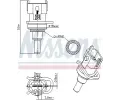 NISSENS Senzor teploty chladic kapaliny ** FIRST FIT ** NIS 207097, 207097