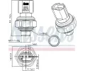 NISSENS Tlakov vypna klimatizace ** FIRST FIT ** NIS 301034, 301034