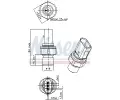 NISSENS Tlakov vypna klimatizace ** FIRST FIT ** NIS 301101, 301101