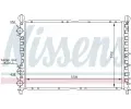 NISSENS Chladi vody NIS 60035, 60035
