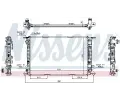NISSENS Chladi - chlazen motoru NIS 60317, 60317