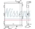 NISSENS Chladi - chlazen motoru NIS 604411, 604411