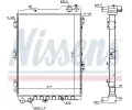 NISSENS Chladi - chlazen motoru NIS 60442, 60442