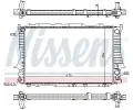 NISSENS Chladi - chlazen motoru NIS 60459, 60459