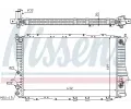 NISSENS Chladi - chlazen motoru NIS 60477, 60477
