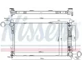 NISSENS Chladi vody NIS 606015, 606015
