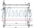 NISSENS Chladi vody NIS 606159, 606159